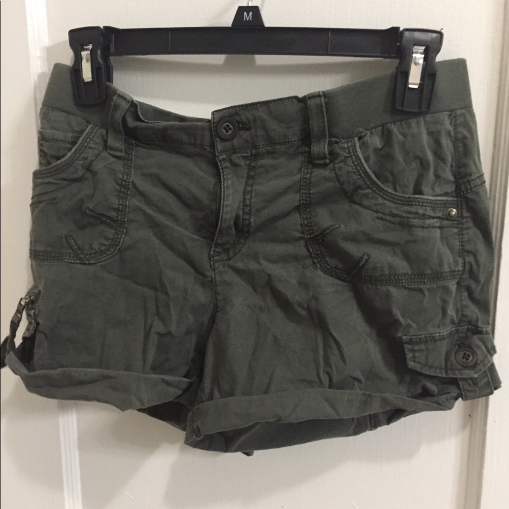 Army Green Short Cargo Shorts